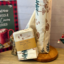 Load image into Gallery viewer, Holiday Mushroom Paperless Towels - Eco Friendly & Sustainable Kitchen