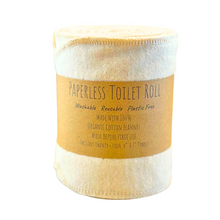 Load image into Gallery viewer, Organic Cotton Reusable Toilet Rolls - Eco-Friendly & Sustainable