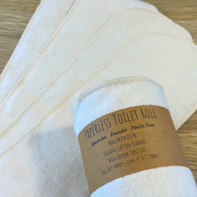 Load image into Gallery viewer, Organic Cotton Reusable Toilet Rolls - Eco-Friendly & Sustainable