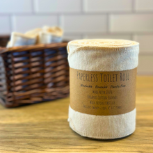 Load image into Gallery viewer, Organic Cotton Reusable Toilet Rolls - Eco-Friendly & Sustainable