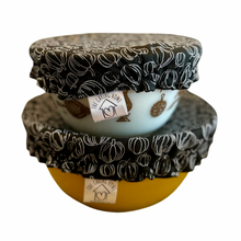 Load image into Gallery viewer, White Pumpkin Sustainable Bowl Covers – Reusable, Washable, and Eco-Friendly Food Covers
