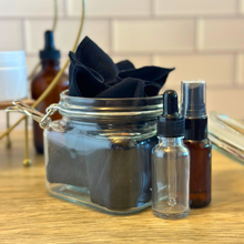 Load image into Gallery viewer, Reusable 100% Cotton Black Facial Cloths – Eco-Friendly, Soft, and Gentle for Sensitive Skin, Natural Skincare Routine