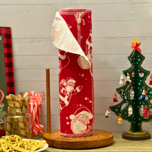 Load image into Gallery viewer, Reusable Santa Paperless Towels - Sustainable and Eco Friendly