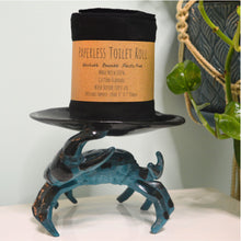 Load image into Gallery viewer, Black Cotton Reusable Toilet Rolls - Eco-Friendly & Sustainable