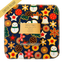 Load image into Gallery viewer, Reusable Christmas Cookies Paperless Towels – 6 Pack for a Festive and Sustainable Kitchen