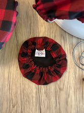 Load image into Gallery viewer, Red Flannel Sustainable Bowl Covers – Reusable, Washable, and Eco-Friendly Food Covers