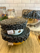 Load image into Gallery viewer, White Pumpkin Sustainable Bowl Covers – Reusable, Washable, and Eco-Friendly Food Covers