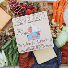 Load image into Gallery viewer, Beeswax Food Wraps (2-Pack) - 11"x11" Medium, Eco-Friendly & Reusable