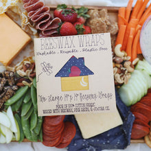 Load image into Gallery viewer, Beeswax Food Wraps (2-Pack) - 14"x14" Large, Eco-Friendly & Reusable