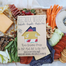 Load image into Gallery viewer, Variety (Fruit Theme) Pack Sustainable Beeswax Food Wraps – Perfect for Eco-Friendly Kitchens