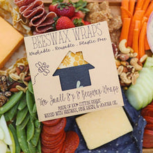 Load image into Gallery viewer, Beeswax Food Wraps (2-Pack) - 8"x8" Small, Eco-Friendly & Reusable