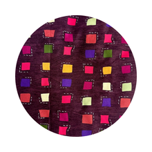 Load image into Gallery viewer, Multicolored Squares Sustainable Bowl Covers – Reusable, Washable, and Eco-Friendly Food Covers