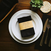 Load image into Gallery viewer, Reusable Black Cloth Towels – Zero Waste & Eco-Friendly