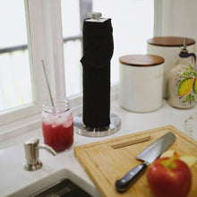 Load image into Gallery viewer, Reusable Black Cloth Towels – Zero Waste & Eco-Friendly