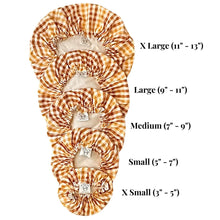 Load image into Gallery viewer, Orange Plaid Sustainable Bowl Covers – Reusable, Washable, and Eco-Friendly Food Covers