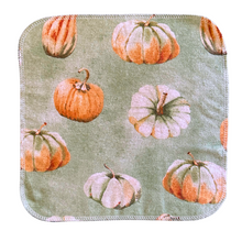 Load image into Gallery viewer, Teal Pumkin, Fall Paperless Kitchen Towels