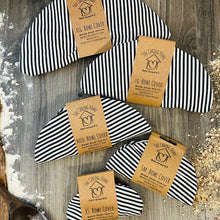 Load image into Gallery viewer, Reusable White & Black Stripes Bowl Covers-Practical and Sustainable Cotton Food Covers