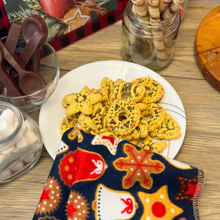 Load image into Gallery viewer, Reusable Christmas Cookies Paperless Towels – 6 Pack for a Festive and Sustainable Kitchen
