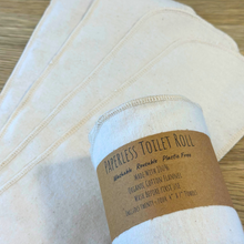 Load image into Gallery viewer, Organic Cotton Reusable Toilet Rolls - Eco-Friendly &amp; Sustainable
