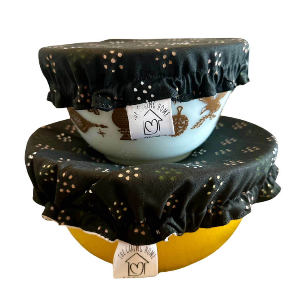 Polka Dot Sustainable Bowl Covers – Reusable, Washable, and Eco-Friendly Food Covers