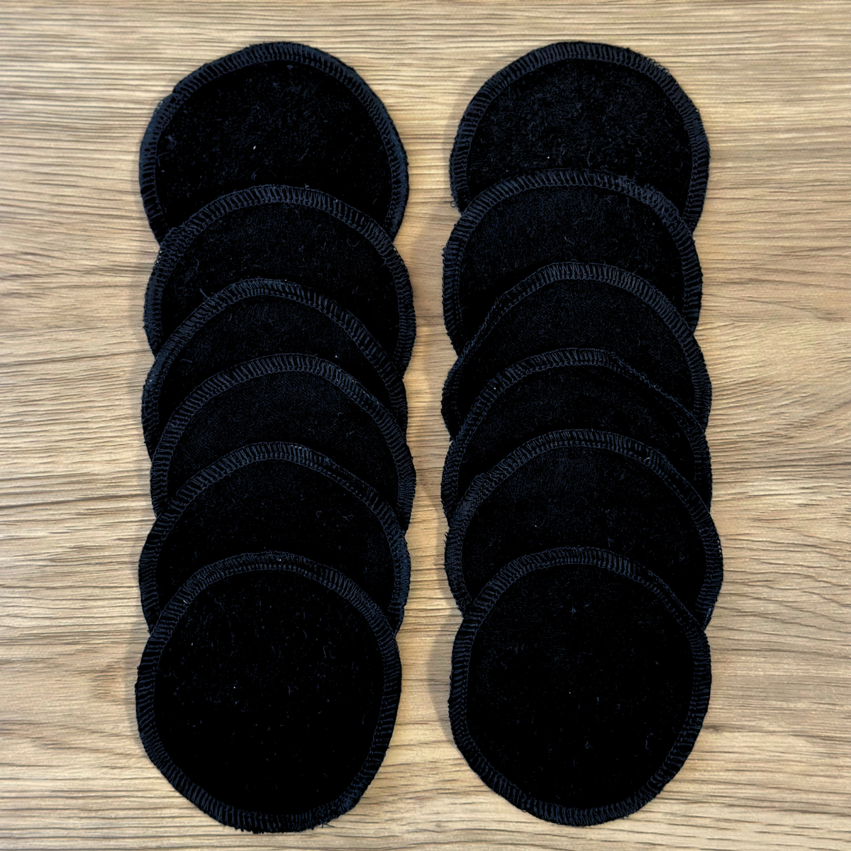 Fabric Rounds Eco-Friendly, Reusable Black Cotton Rounds – The Caring Home