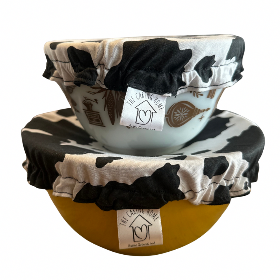 Cow Sustainable Bowl Covers – Reusable, Washable, and Eco-Friendly Food Covers