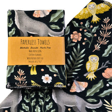 Load image into Gallery viewer, Folk Forestry Kitchen Towels – Stylish, Sustainable &amp; Paperless
