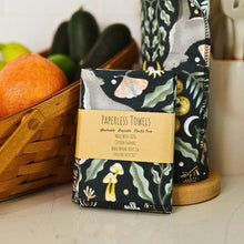 Load image into Gallery viewer, Folk Forestry Kitchen Towels – Stylish, Sustainable &amp; Paperless
