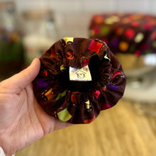 Load image into Gallery viewer, Multicolored Squares Sustainable Bowl Covers – Reusable, Washable, and Eco-Friendly Food Covers
