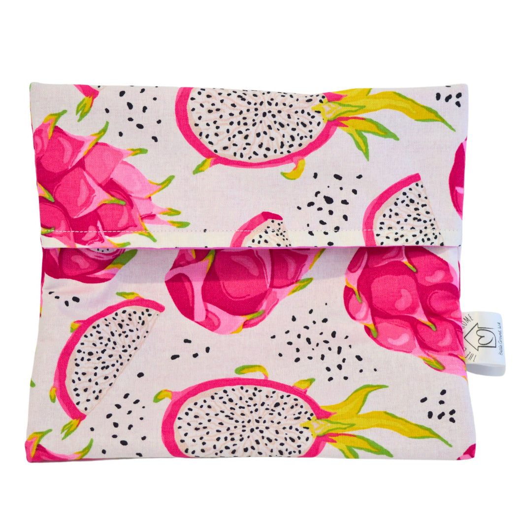 Dragon Fruit Eco-Friendly Sandwich Bags – Reusable, Washable, and Long-Lasting