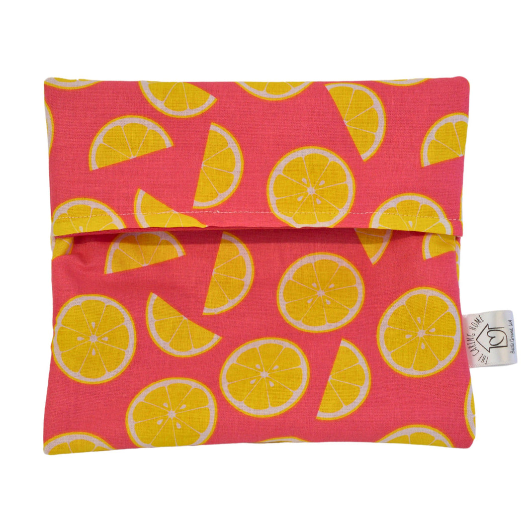 Lemon Fruit Eco-Friendly Sandwich Bags – Reusable, Washable, and Long-Lasting