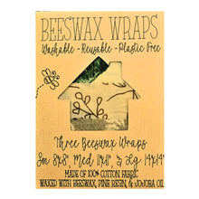 Load image into Gallery viewer, Variety (Plants) Pack Sustainable Beeswax Food Wraps – Perfect for Eco-Friendly Kitchens
