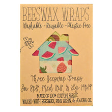 Load image into Gallery viewer, Variety (Fruit Theme) Pack Sustainable Beeswax Food Wraps – Perfect for Eco-Friendly Kitchens
