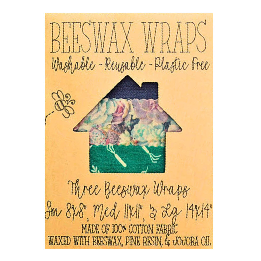 Variety (Garden Theme) Pack Sustainable Beeswax Food Wraps – Perfect for Eco-Friendly Kitchens