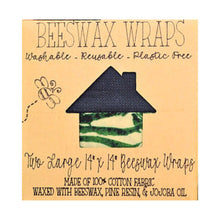 Load image into Gallery viewer, Beeswax Food Wraps (2-Pack) - 14&quot;x14&quot; Large, Eco-Friendly &amp; Reusable
