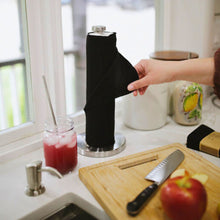 Load image into Gallery viewer, Reusable Black Cloth Towels – Zero Waste &amp; Eco-Friendly
