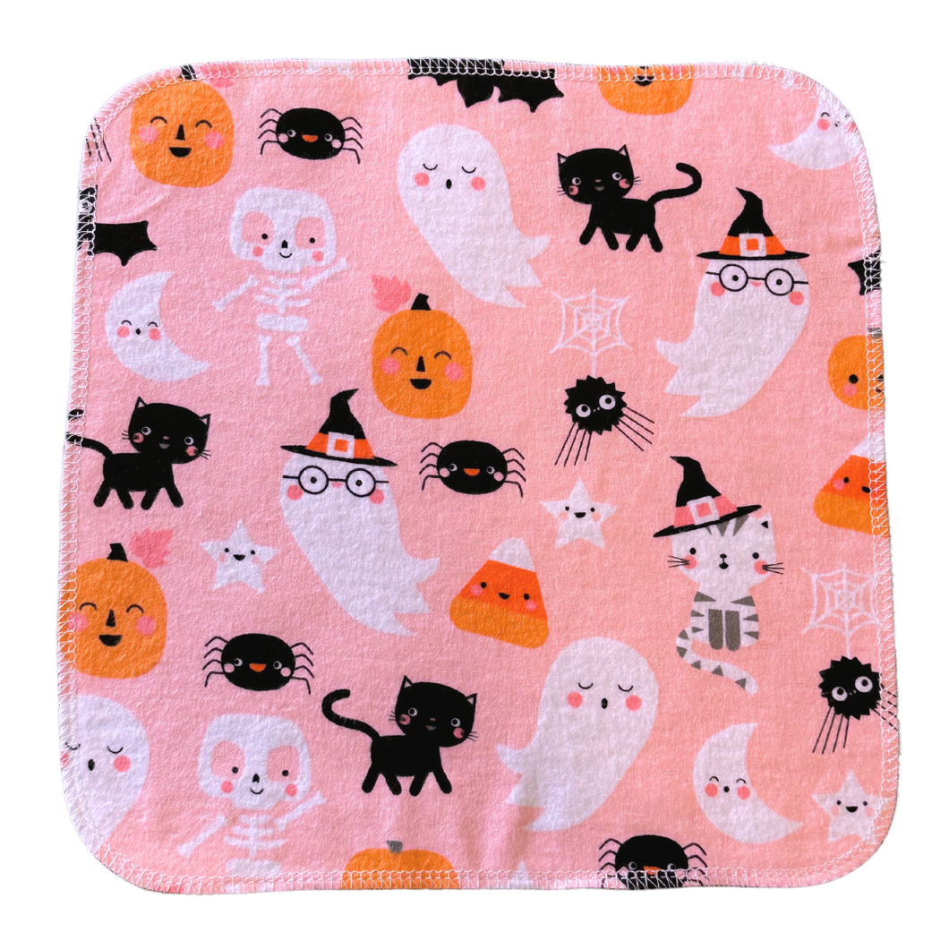 Pink Ghost Halloween Paperless Towels