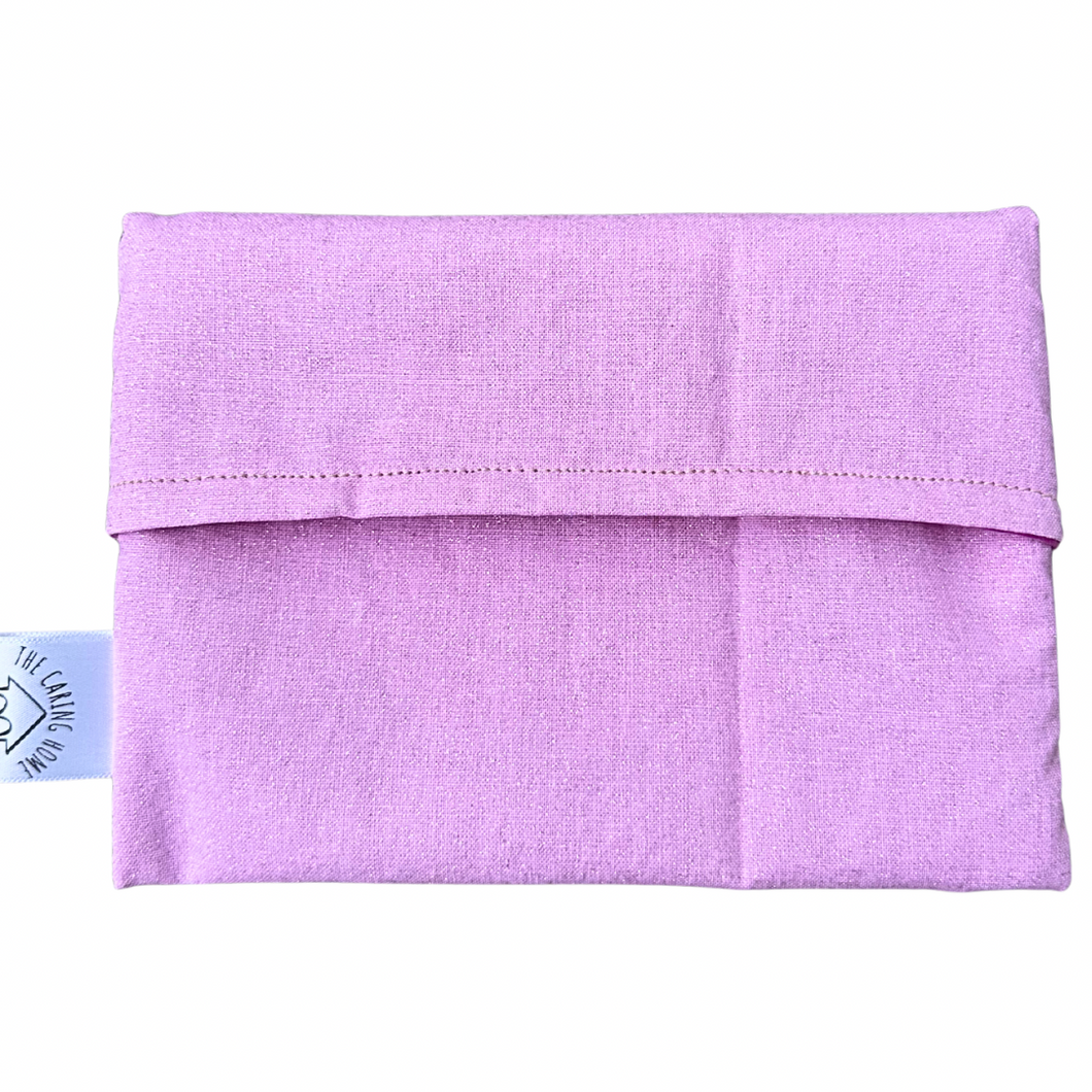 Sparkle Pink Reusable Snack Bag  – Sustainable, Versatile, Washable & Eco-Friendly