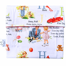 Load image into Gallery viewer, Vintage ABC&#39;s Eco-Friendly Sandwich Bag – Reusable, Washable, and Long-Lasting

